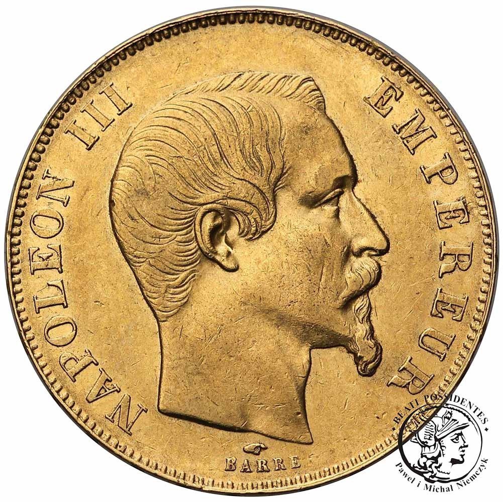 Francja 50 franków 1857 A Napoleon III st.2
