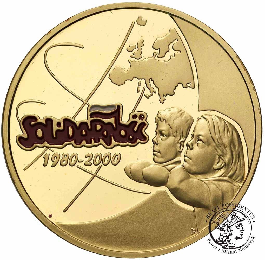 Polska III RP 200 złotych 2000 Solidarność - emalia stL