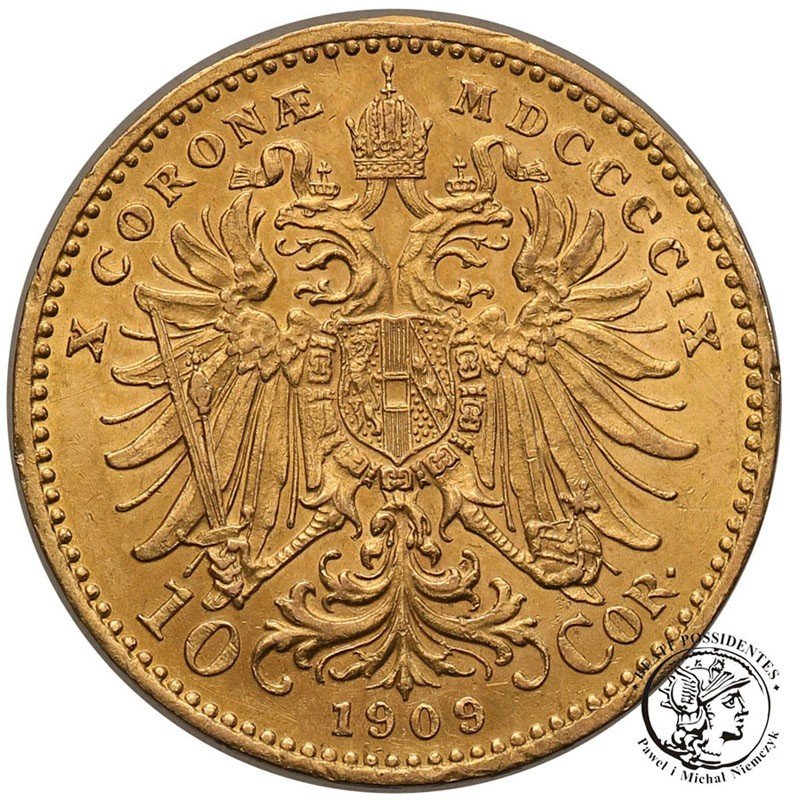 Austria 10 Koron 1909 st.2
