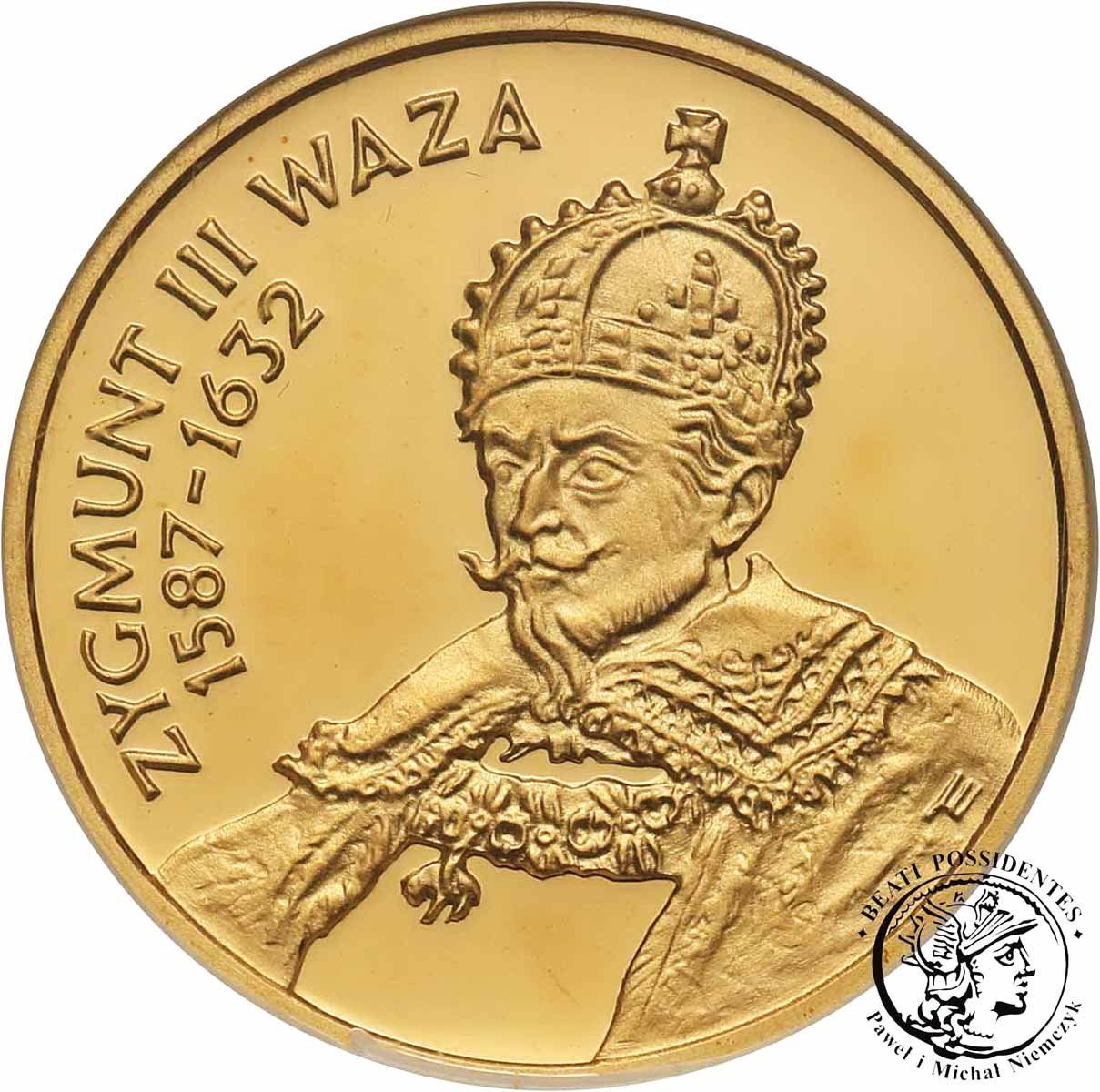 Polska III RP 100 złotych 1998 Zygmunt III Waza PR70