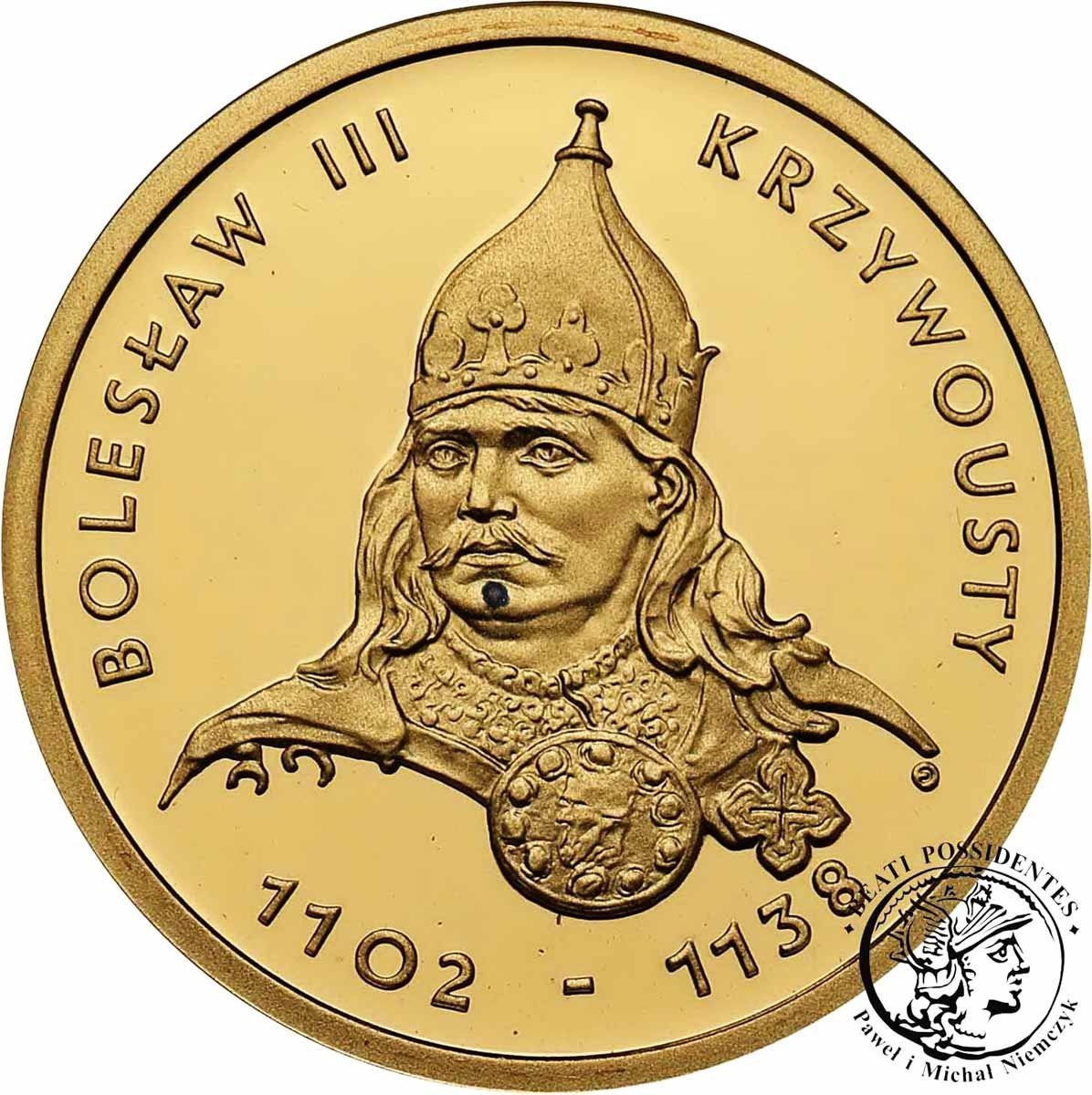Polska III RP 100 złotych 2001 Bolesław III Krzywousty st.L
