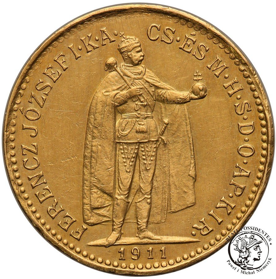 Węgry 10 Koron 1911 Franciszek Józef I st. 2