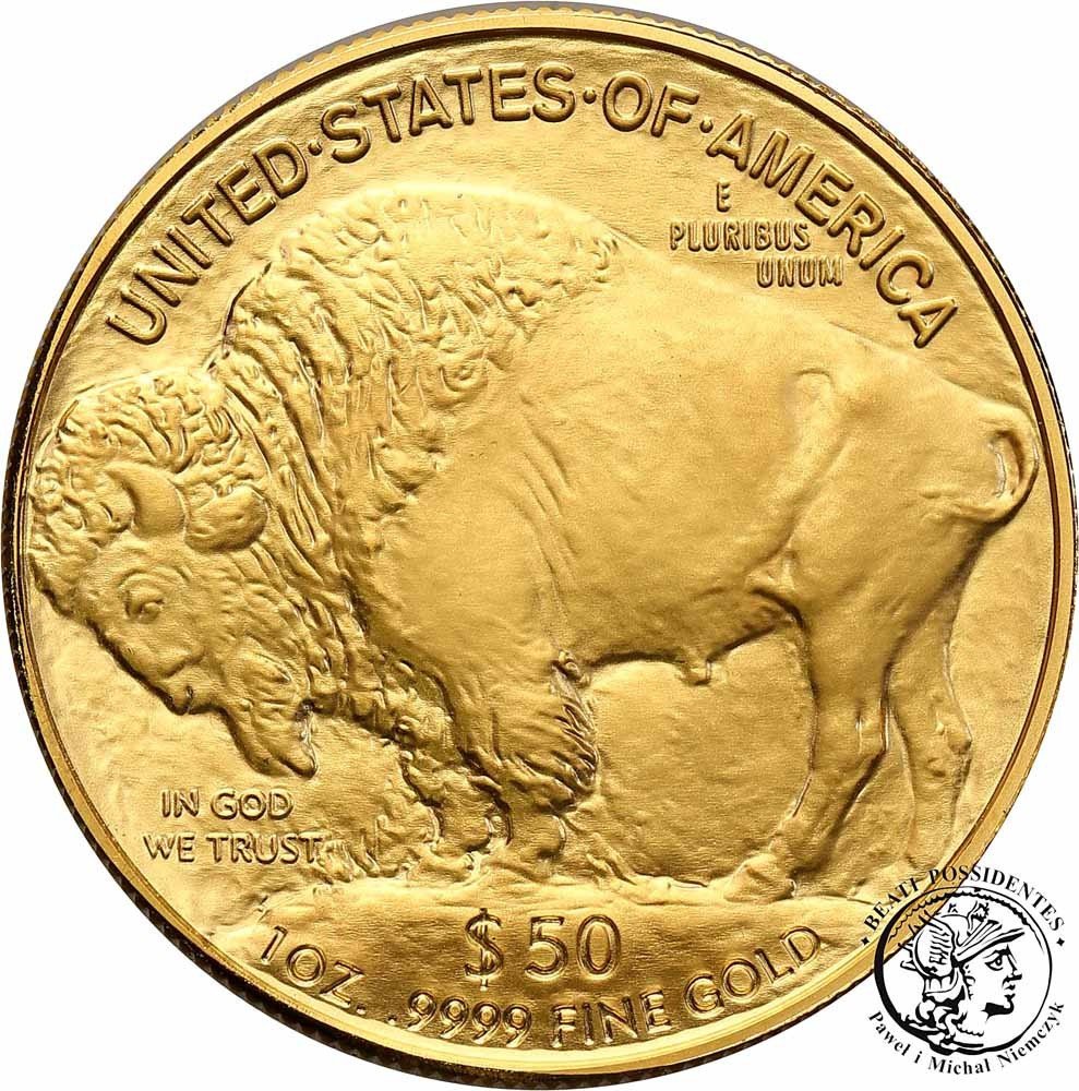 USA 50 dolarów 2006 uncja złota Bizon st.1