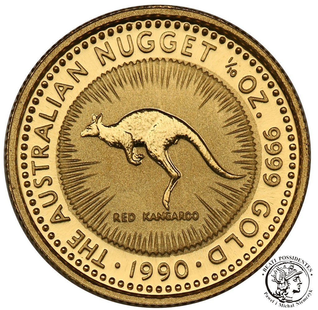Australia 15 dolarów 1990 kangur st.L