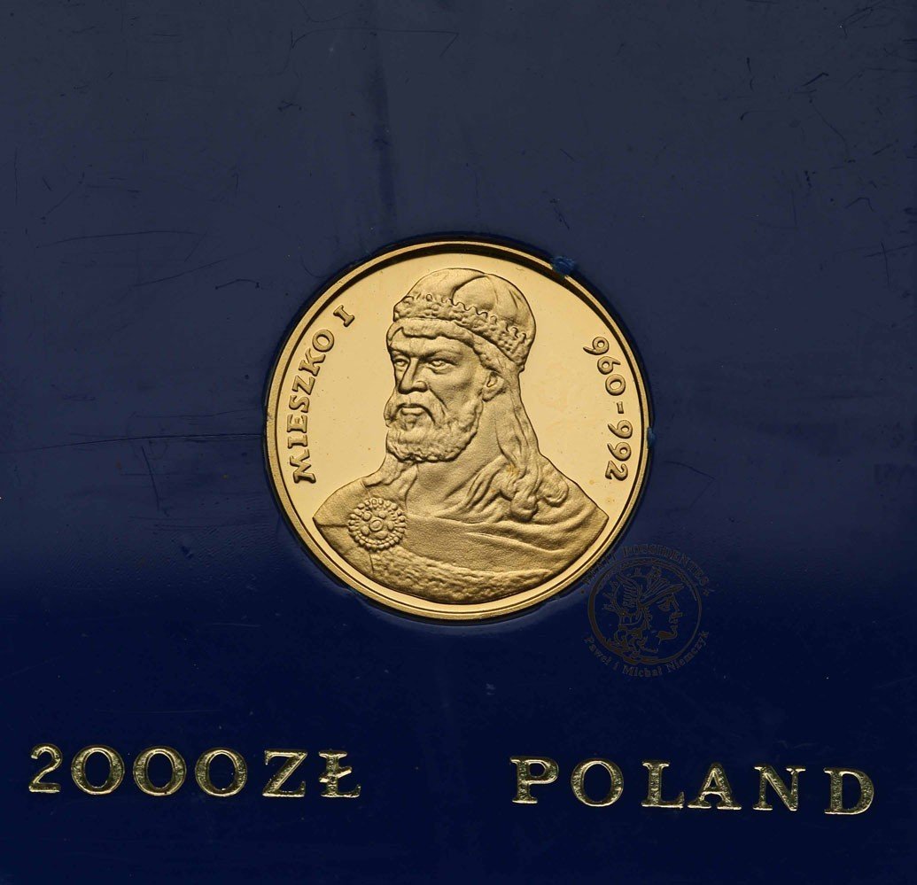 Mieszko I 2000 złotych 1979 st. 