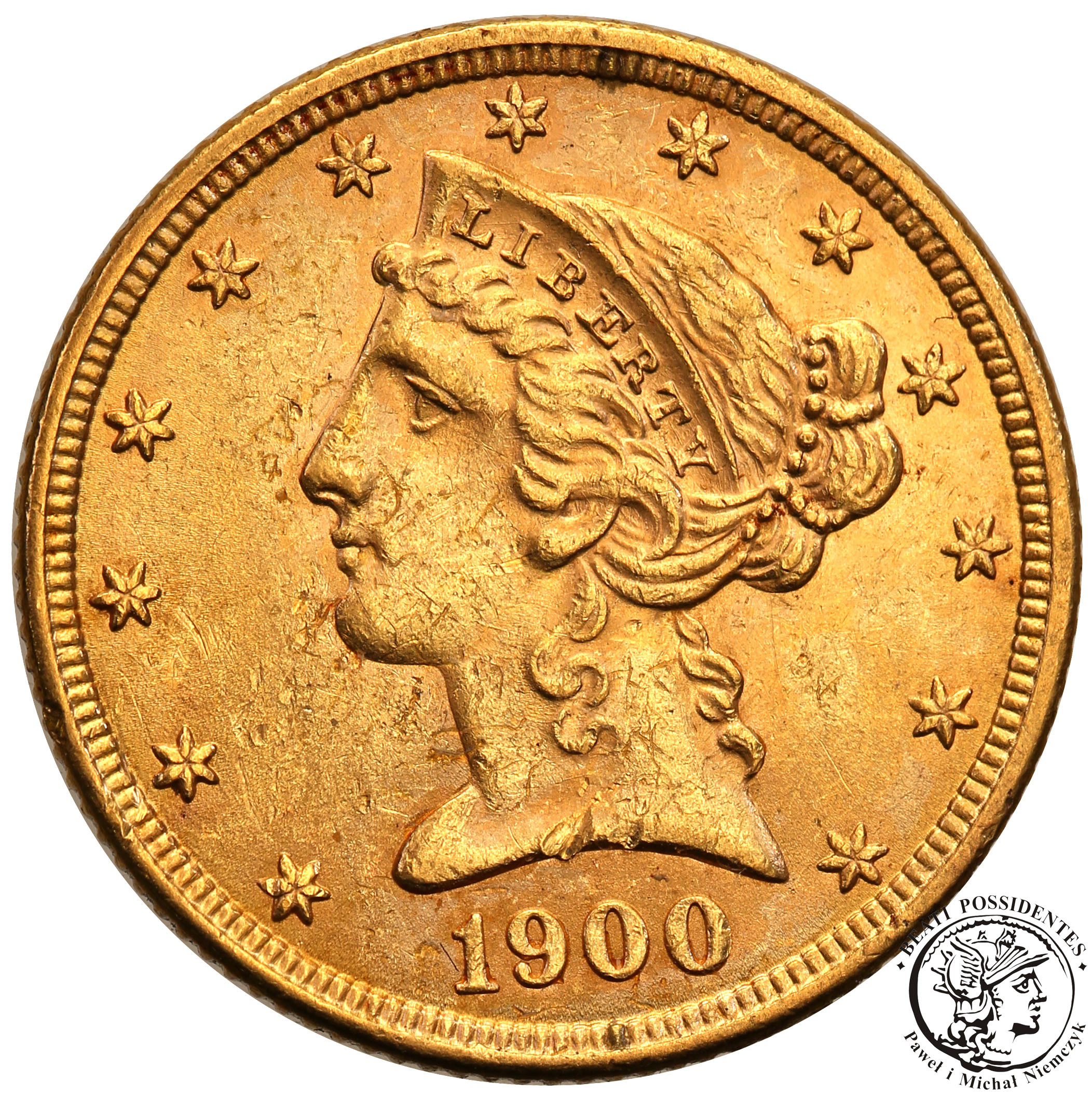 USA 5 dolarów 1900 Filadelfia st.2-