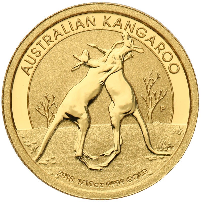 Australia 15 dolarów 2010  kangury st.L