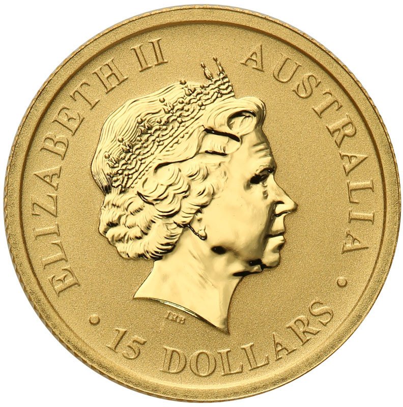Australia 15 dolarów 2010  kangury st.L