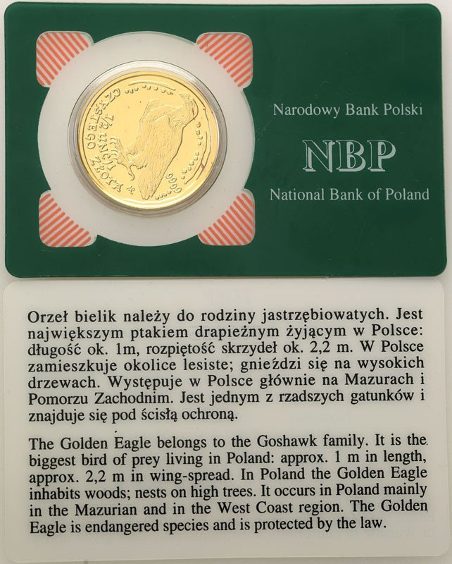 200 złotych 1999 Orzeł Bielik st.1