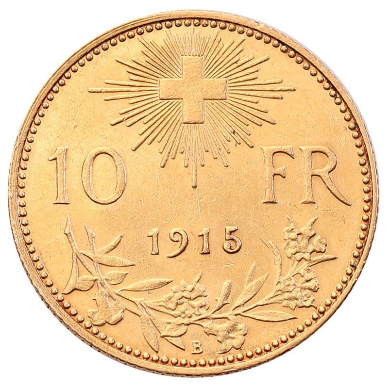 Szwajcaria 10 franków 1915 st.1-