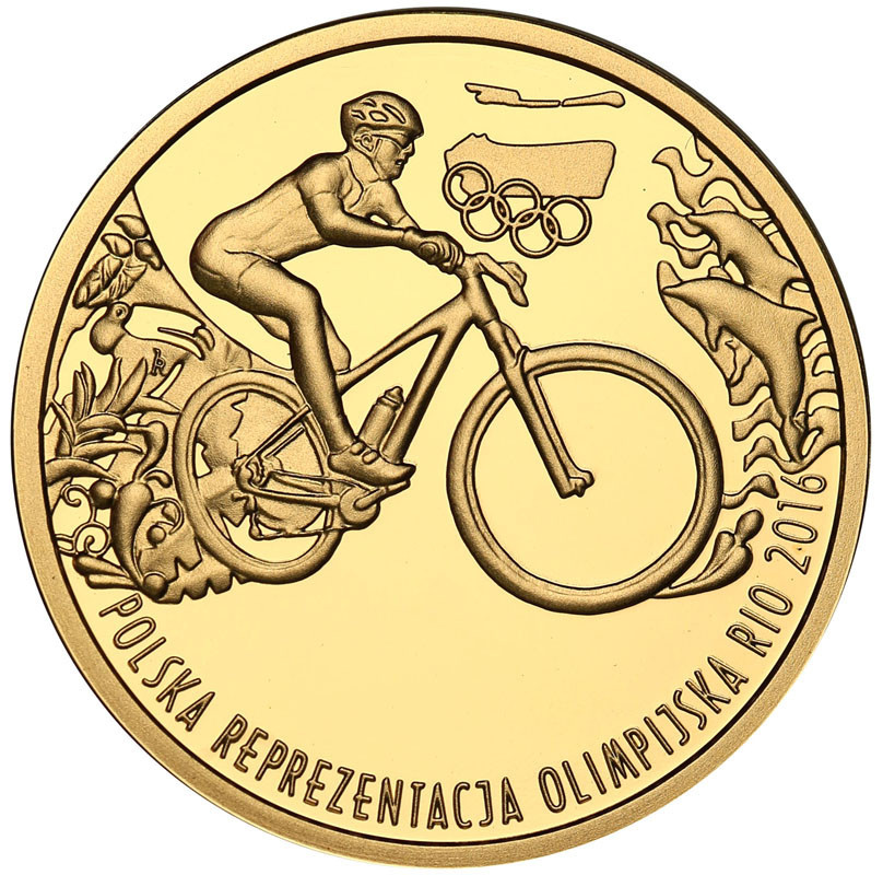 Polska III RP 200 złotych 2016 Reprezentacja Olimpijska Rio de Janeiro st.L