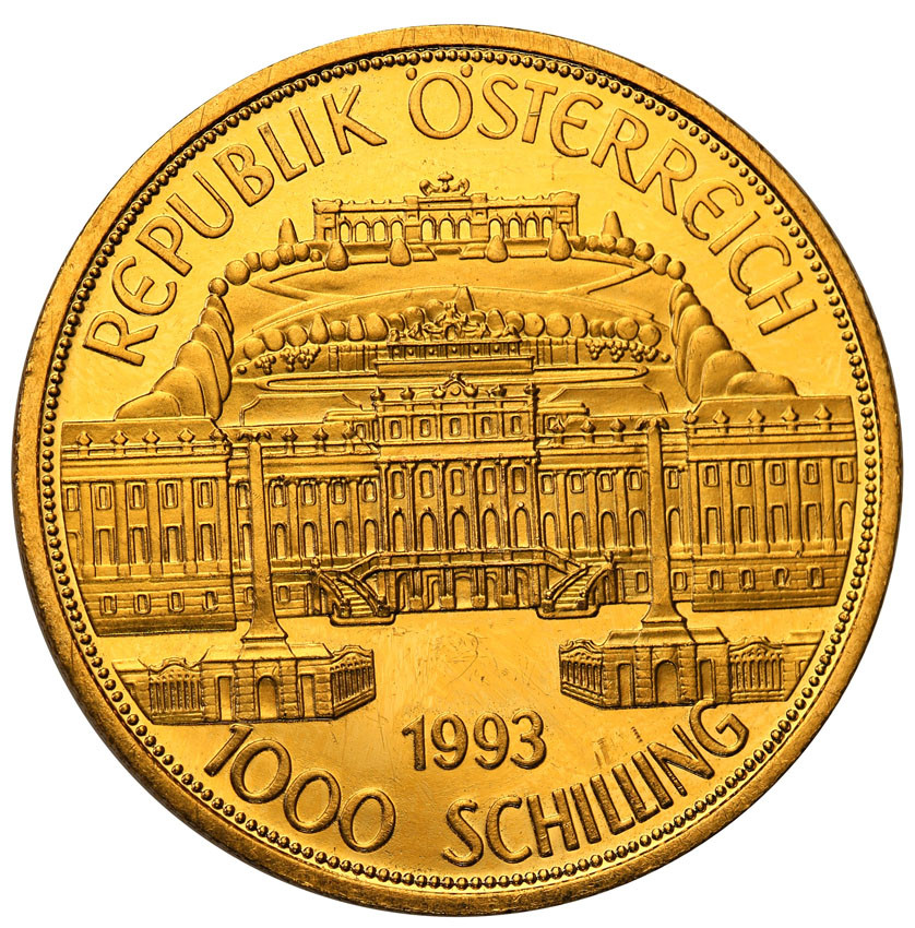 Austria 1000 schilling (szylingów) 1993 Maria Teresa st.1/L