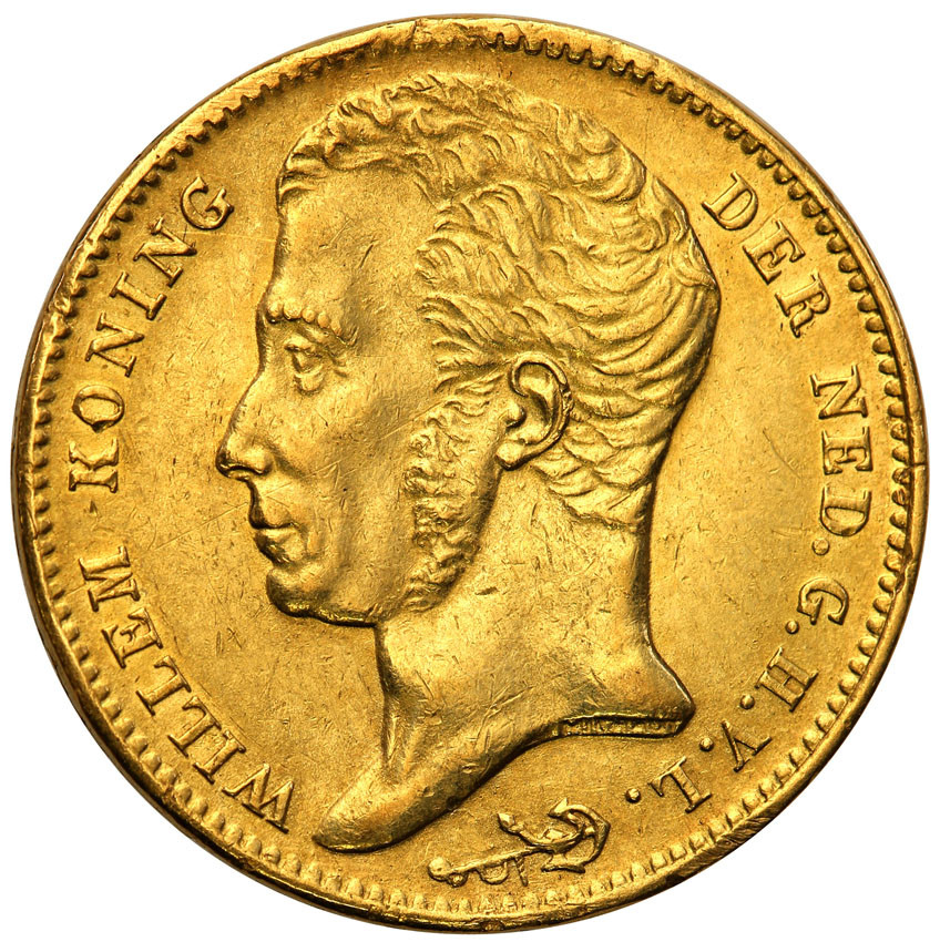 Holandia 10 Guldenów 1824 Wilhelm st.1- PIĘKNE