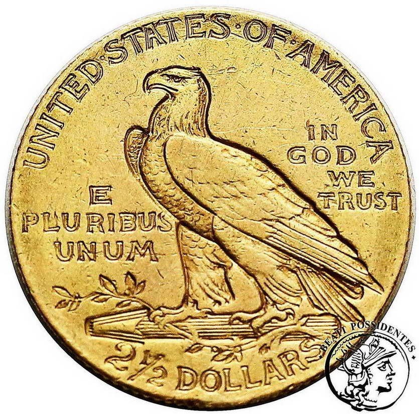 USA 2 1/2 dolara 1908 Filadelfia st.3
