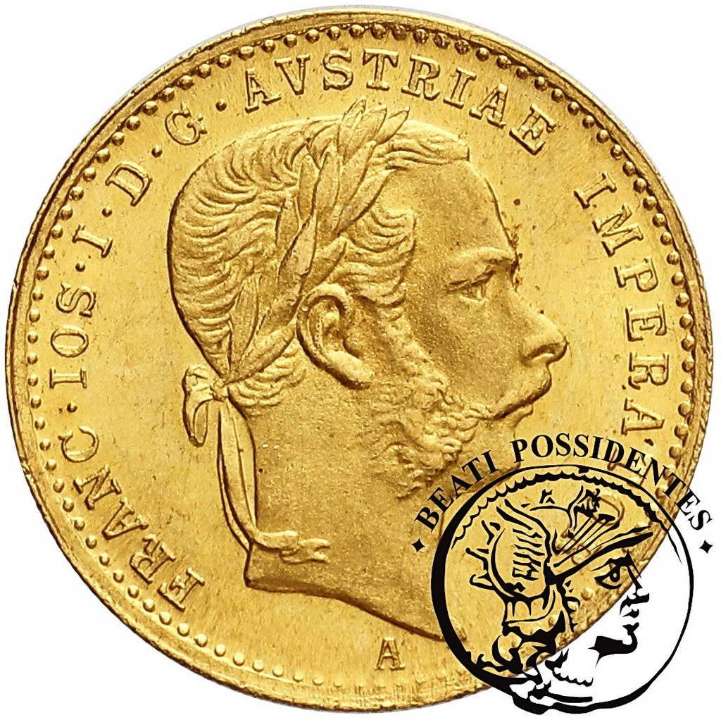 Austria Franciszek Józef Dukat 1872 A-Wiedeń st. 1-