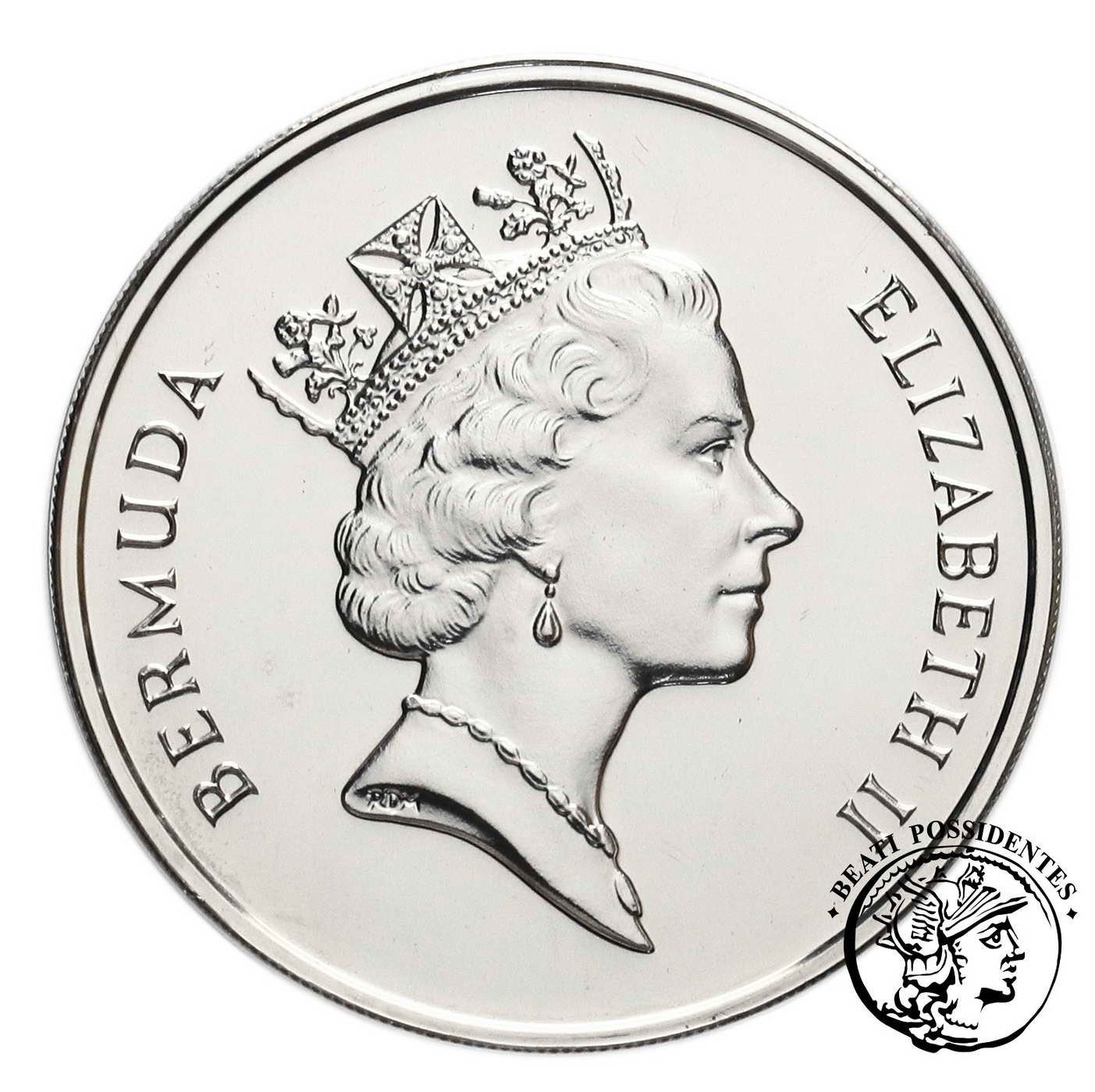 Bermudy Elżbieta 25 $ dolarów Pallad 1 Oz Pd 999 st. 1