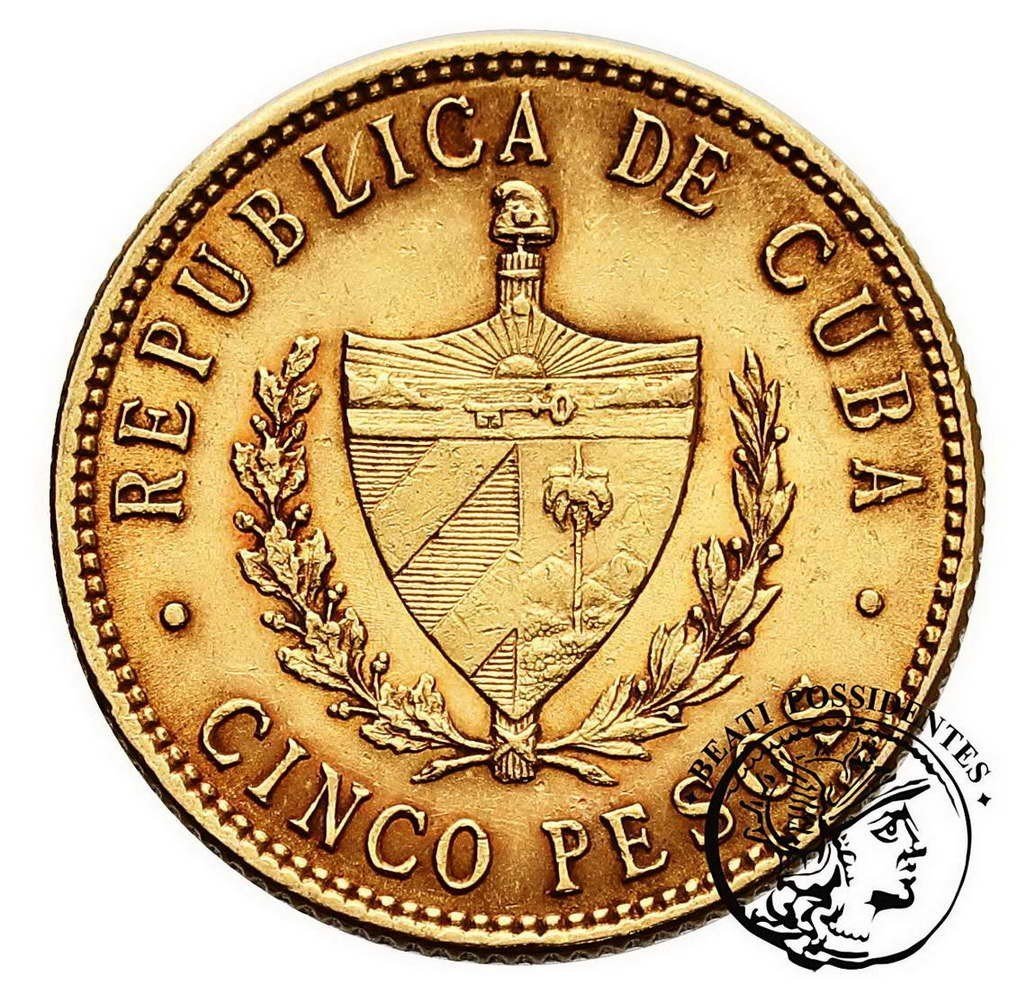 Kuba 5 Pesos 1916 st. 2-