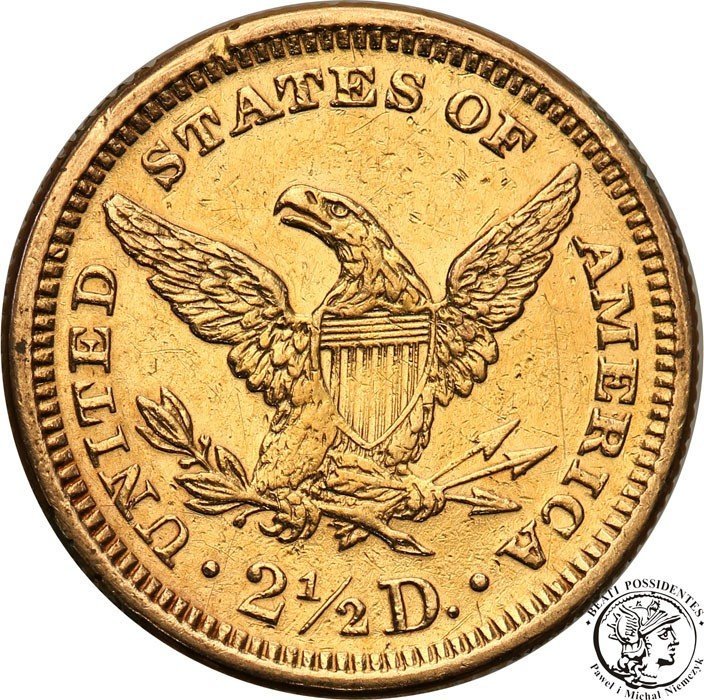 USA 2,5 dolara 1878 Philadelphia st.2-