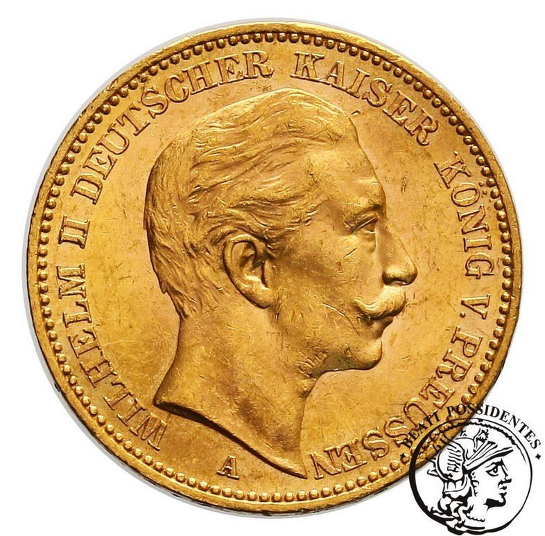 Niemcy Prusy Wilhelm II 20 Marek 1906 A