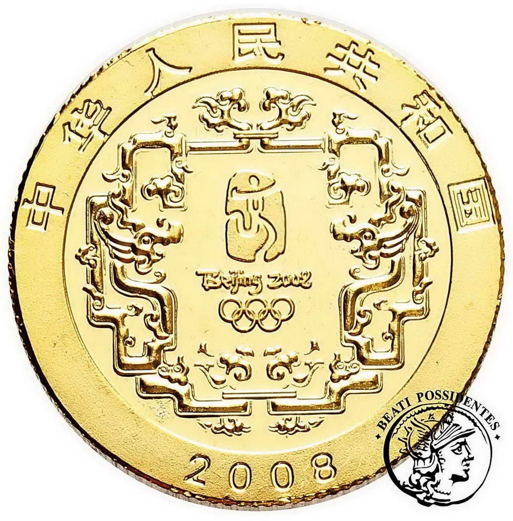 Chiny 150 Yuanów 2008 Olimpiada Pekin st.L