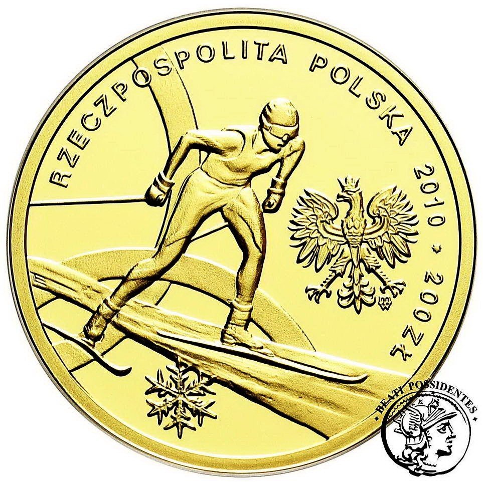 III RP 200 zł 2010 Olimpiada Vancouver 2010 st. L
