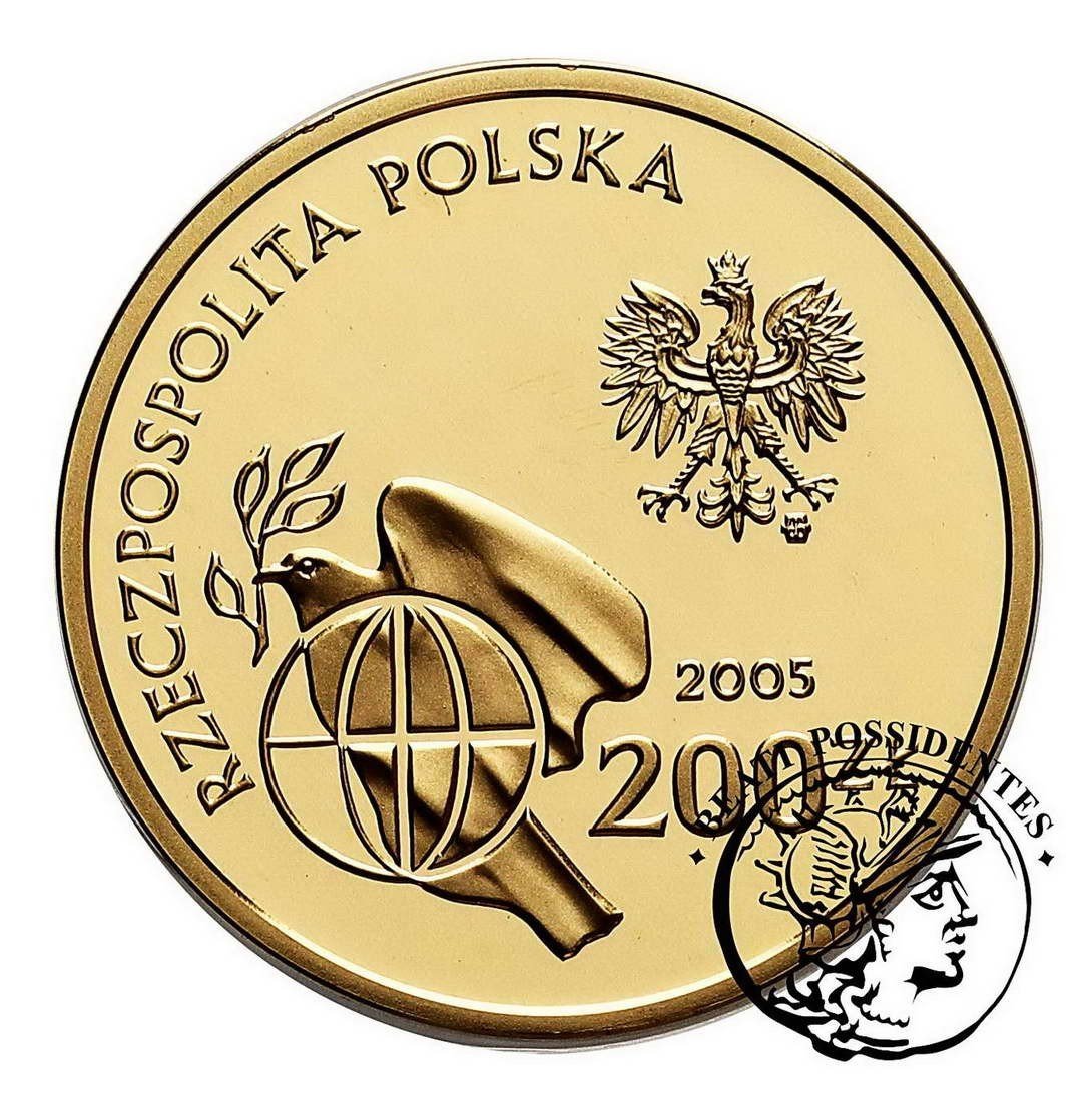 Polska III RP 200 złotych 2005 Zakończenie II Wojny st. L