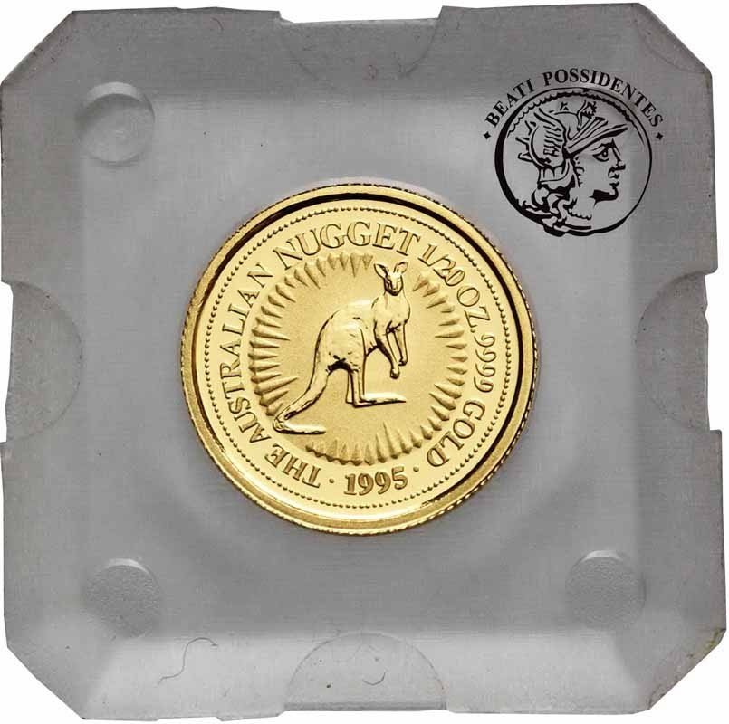 Australia Elżbieta II 5 dolarów 1995 Kangur (1/20 Oz Au.999) st. L