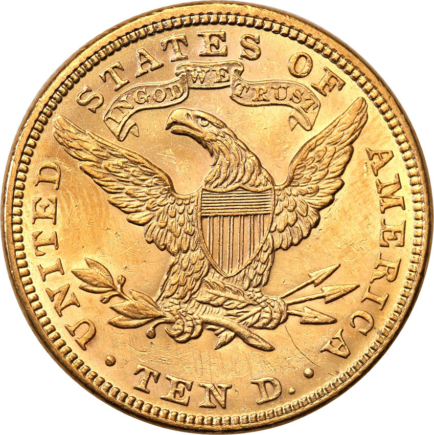 USA 10 dolarów 1894 Philadelphia st.1