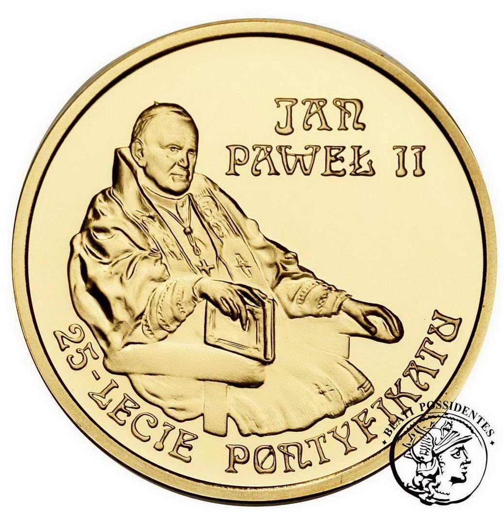 Polska III RP 200 zł 2003 Jan Paweł II 25-lecie pontyfikatu st.L