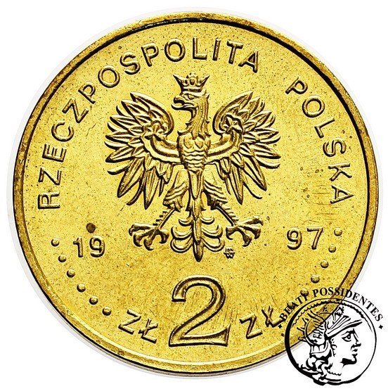 Polska 2 zł 200-lecie urodzin Pawła Edmunda Strzeleckiego 1997 st.1-/2+