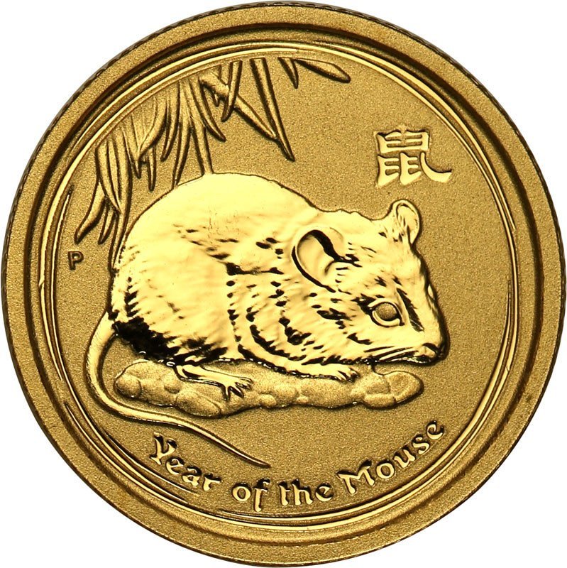 Australia 5 dolarów 2008 rok myszy st.L