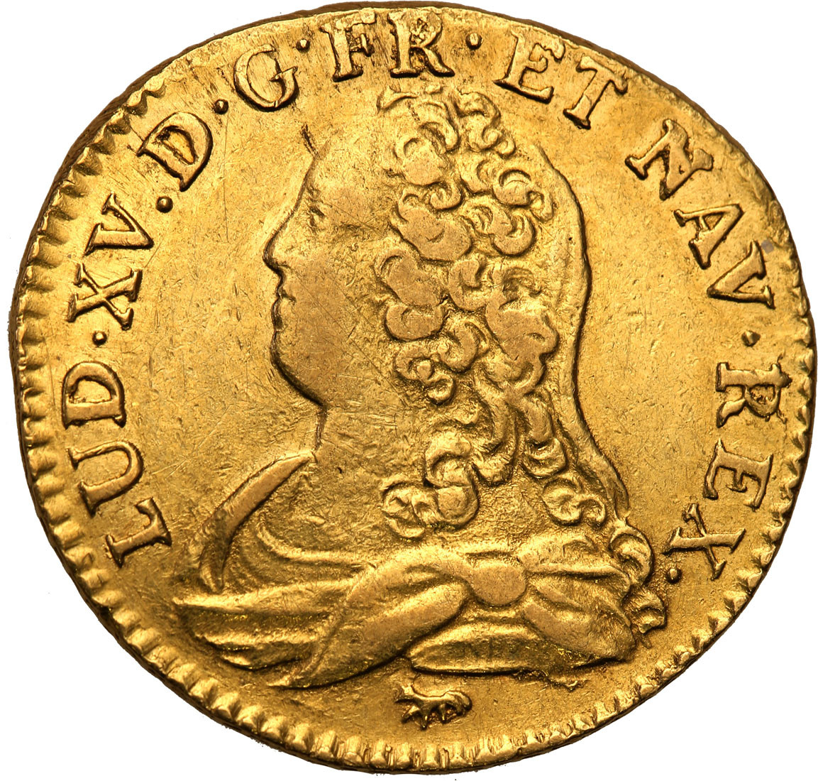 Francja Louis d or 1729 A Ludwik XV st.2-/3+