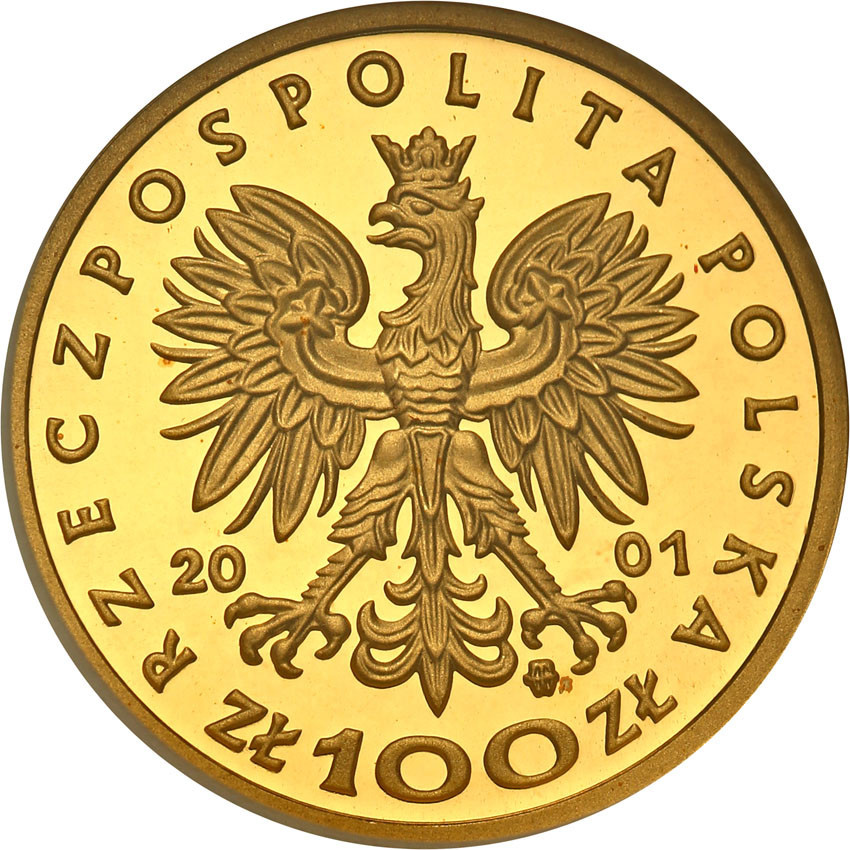 III RP 100 złotych 2001 Jan III Sobieski st.L