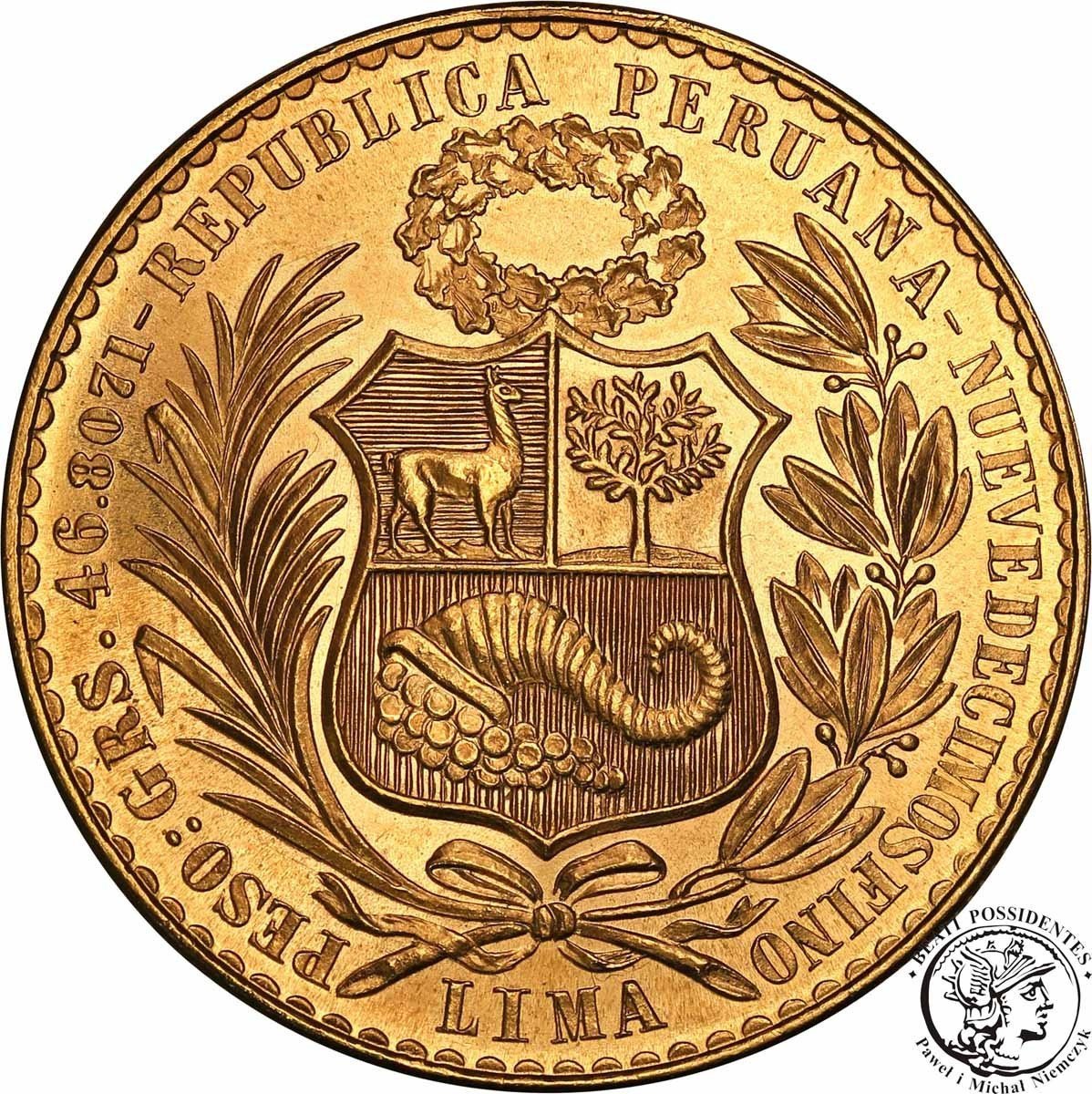 Peru 100 Soles 1962 st.1 PIĘKNY niski nakład