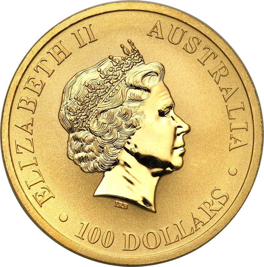 Australia 100 dolarów 2016 kangur (uncja złota) st.L