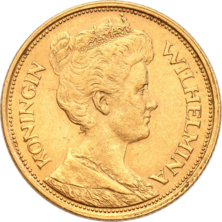 Holandia 5 Guldenów 1912 st.1-