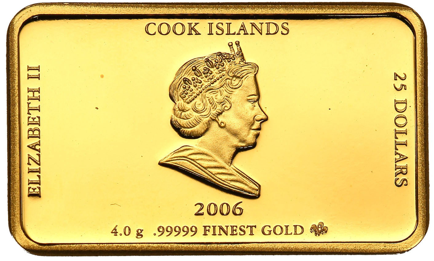 Cook Islands / Wyspy Cooka 25 dolarów 2006 Biblia