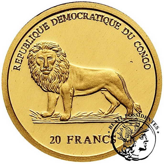 Kongo 20 franków 2006 Jan Paweł II st. L