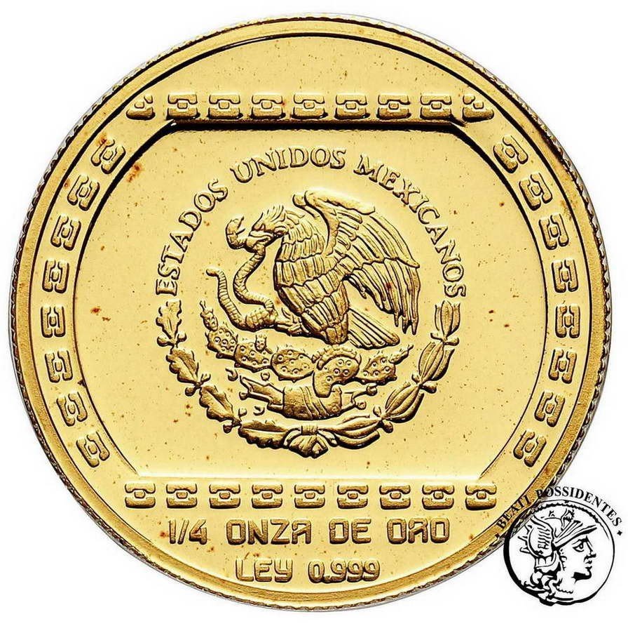 Meksyk 25 Nowych Pesos 1993 1/4 Oz st. L