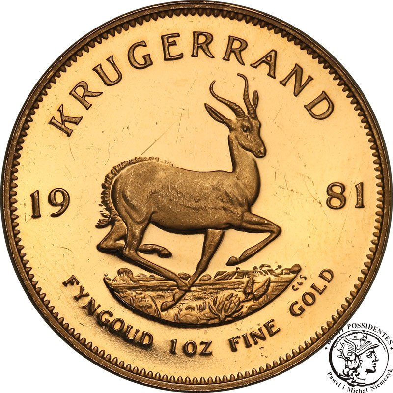 RPA Krugerrand 1981 LUSTRZANKA st.L/L-