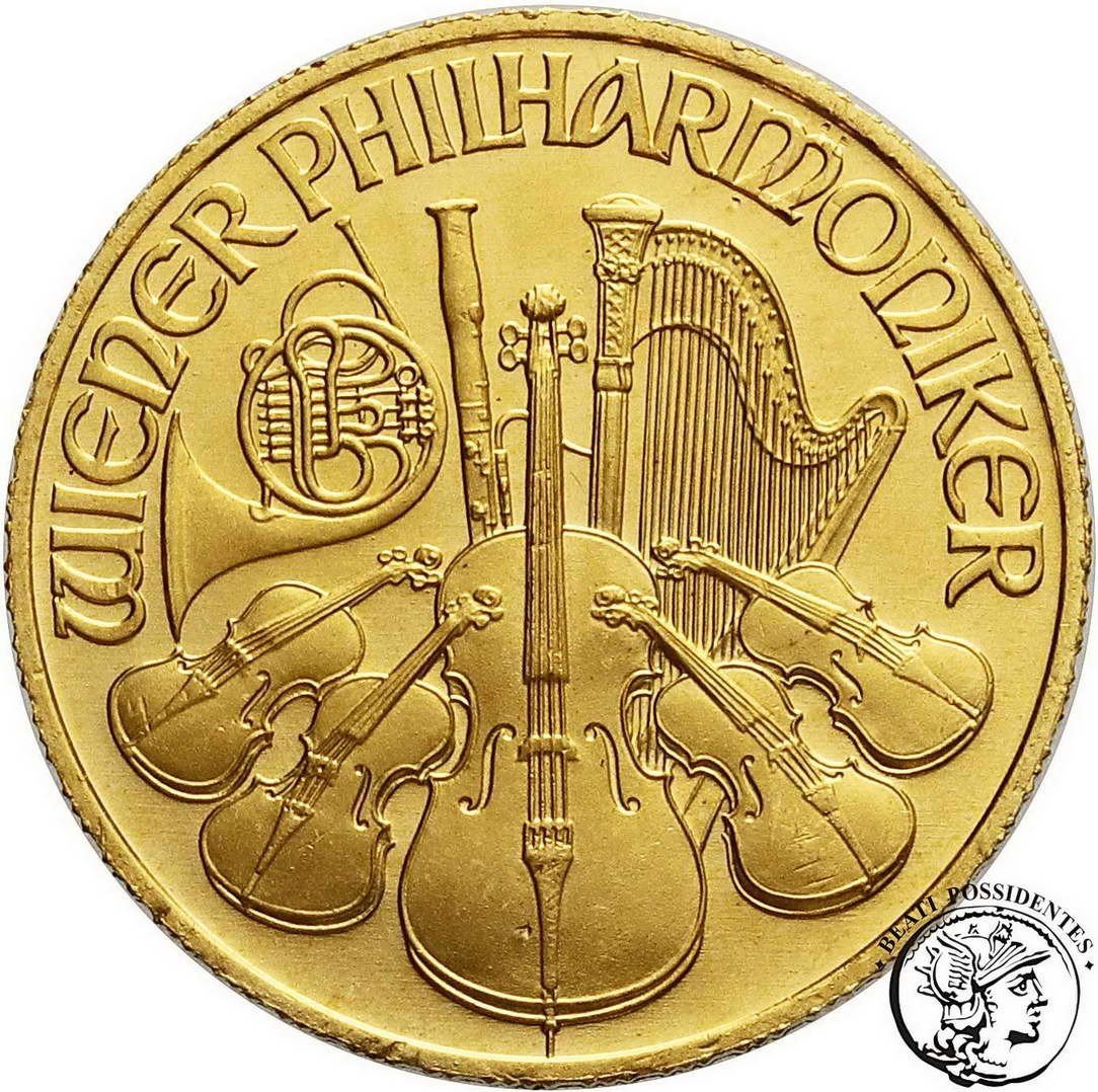 Austria 500 Schilling 1995 Filharmonia 1/4 Oz Au st. 1