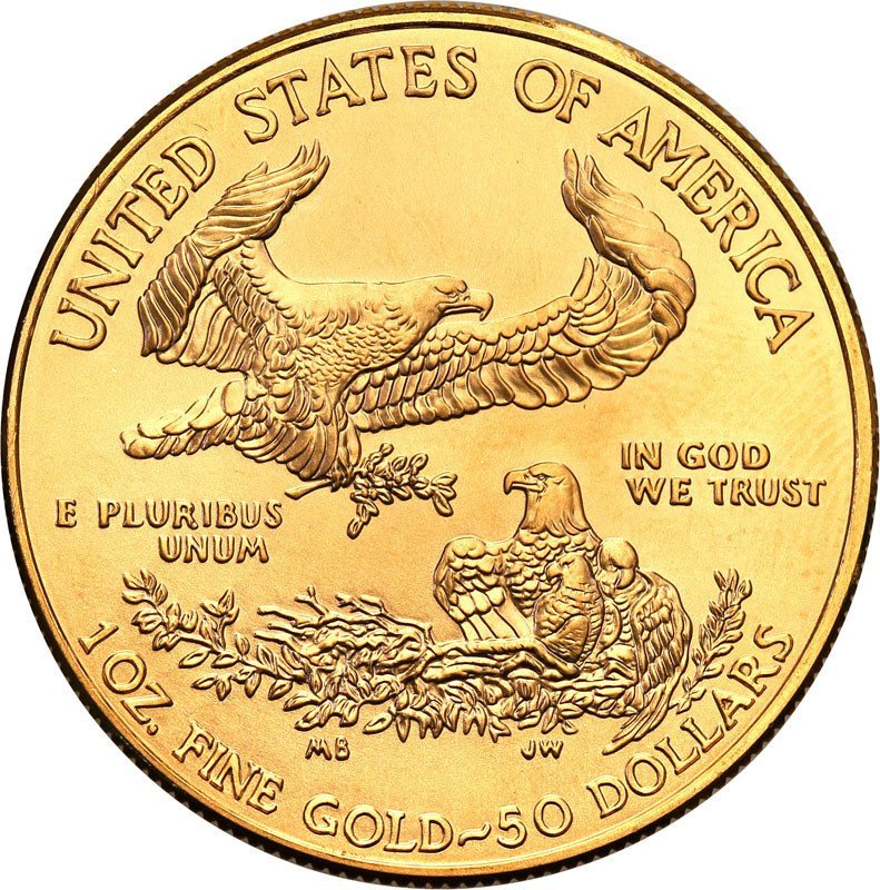 USA 50 dolarów 2017 Liberty (uncja złota) st.1