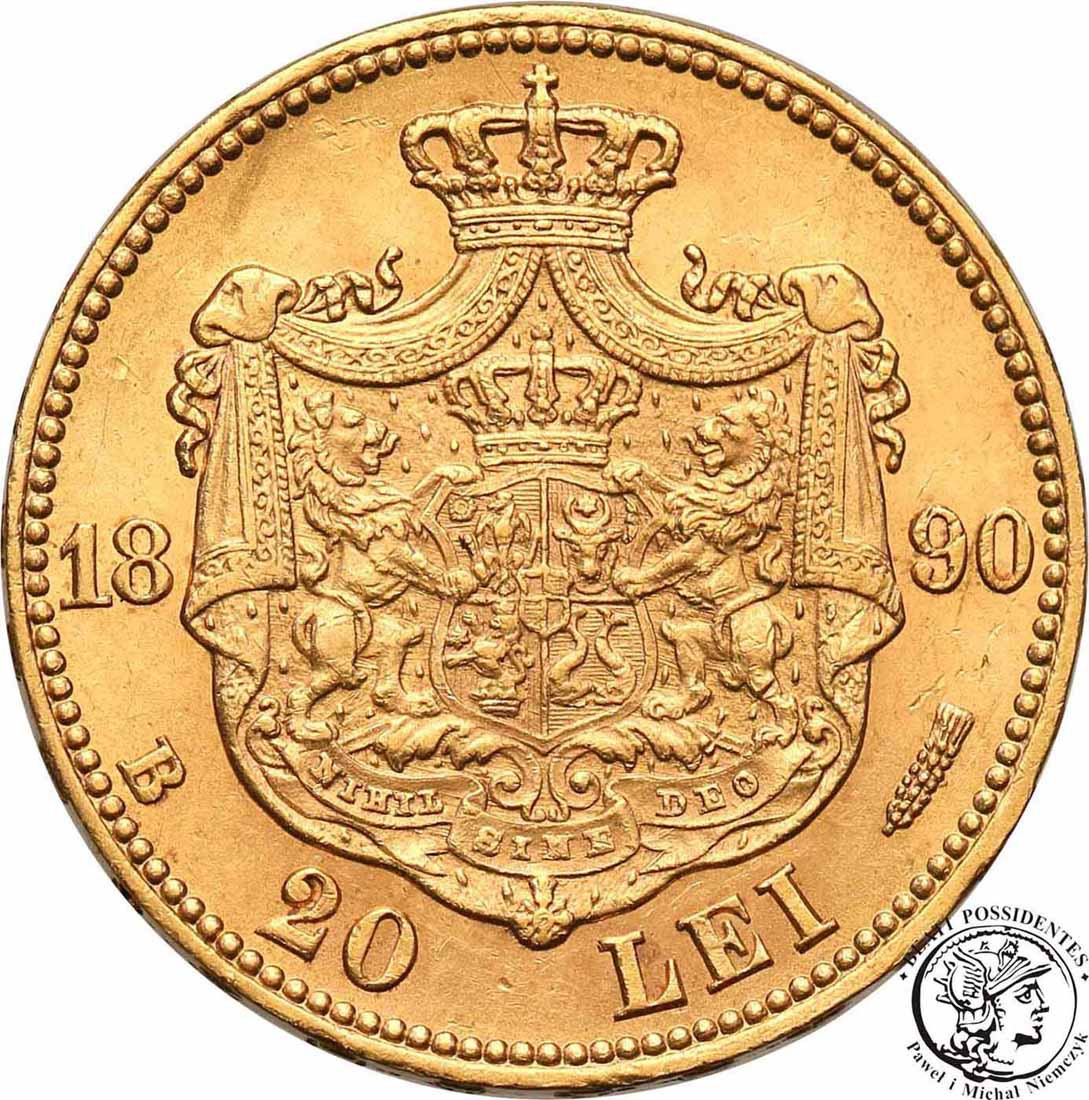 Rumunia 20 Lei 1890 Karol I st.1