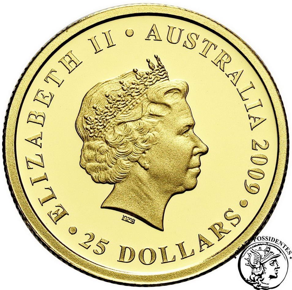 Australia Elżbieta II 1 suweren (25 dolarów) 2009 st. L