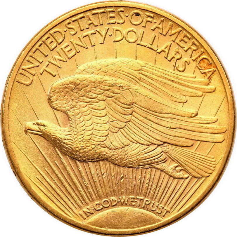 USA 20 dolarów 1913 D Denver st.1 Rzadkie