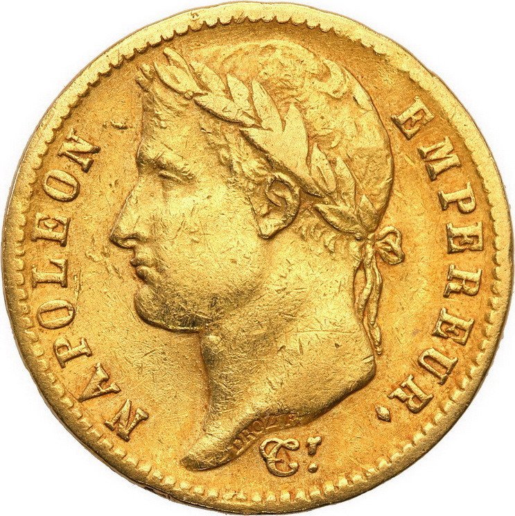 Francja 20 franków 1812 A Napoleon I st.2-