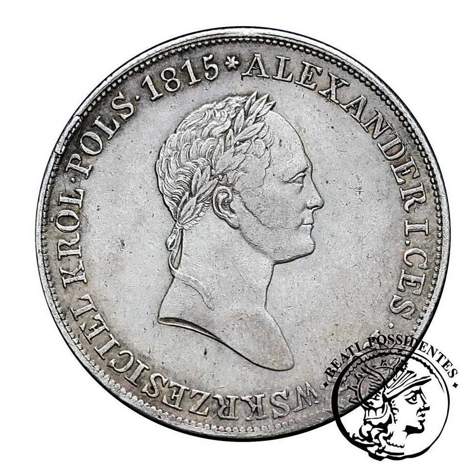 Polska XIX w. Mikołaj I 5 złotych 1829 FH st. 3+