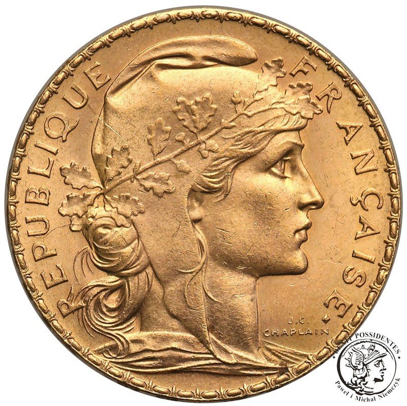 Francja 20 franków 1914 st.1