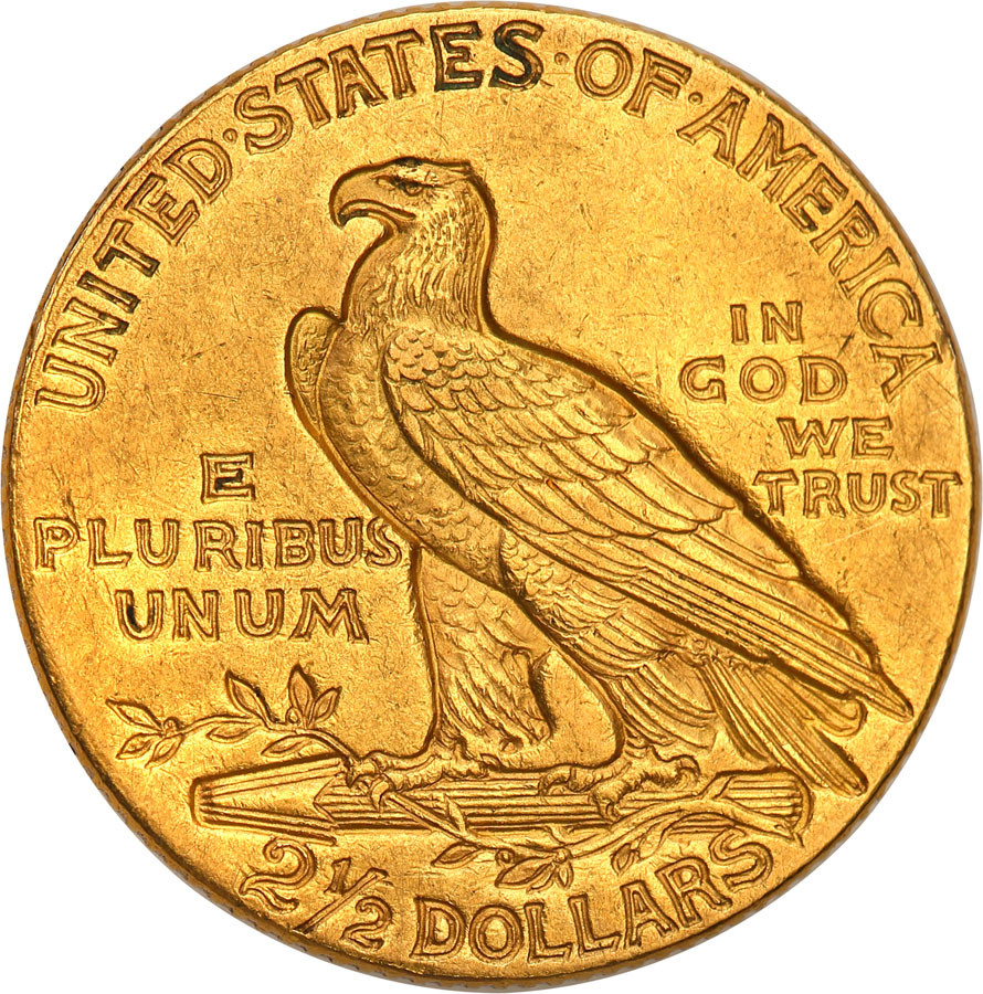 USA 2,5 dolara 1911 Indianin st. 1-