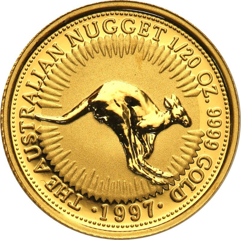 Australia 5 dolarów 1997 kangur st.L